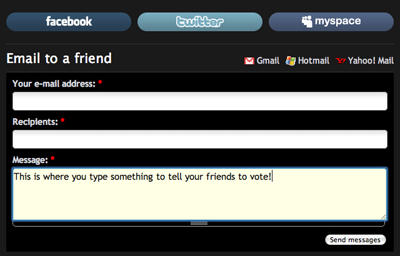 Social Network Sharing = Success
